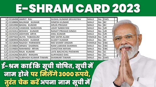 E-SHRAM CARD 2023