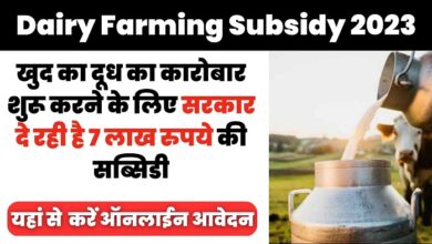 Dairy Farming Subsidy
